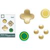 BWOOOWE Copri Levette Analogiche Thumb Grip Caps Tappi Joystick Set Copri Analogici Joystick Cover Accessori per Controller con Design Rotondo e Croce per Protezione e Presa