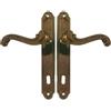 nextradeitalia CF MANIGLIA BAROCCO PLACCA FORO PATENT OTTONE BRONZATA Q8 I.MM 70 CF=PZ 2