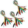 ELEGOO Coccodrillo Cavo 30 Pezzi Cavi di Prova Elettrici e Cavi Jumper a Doppia Estremità da 50 cm AWG22 Compatibili con Arduino