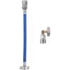 IWOWHERO Raccordo per Aspirazione Aria Compressa in Acciaio Inox con Attacco Rapido e Gomito Integrato per Serbatoio Aria, Compatibile con Dispositivi Pneumatici per Camion