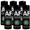 Alex Flittner Designs 6 X RAL vernice spray auto vernice colorata RAL 6012 nero verde opaco