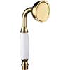 Skybath Doccetta tradizionale in stile vittoriano in ottone cromato lucido con soffione a spray Gold