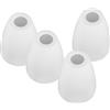 HOLIDYOYO Paralume Lampada Plastica Fai-Da-Te 4 Pezzi Coprilampada Per Lampade Da Tavolo E Lampadari Design Semplice E Multifunzionale 11.10X10.10Cm