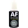 Alex Flittner Designs Penna per ritocchi RAL 7012, grigio basalto, lucido, 20 ml