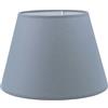 Sinta Paralume Tessuto Coolie Moderno Rilancio Lampada da tavolo E14/E27 Lampada da comodino Lampada da parete Paralume, Ø12/30cm,Grigio