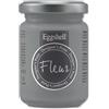 FLEUR DESIGNER'S PAINT | EGGSHELL Smalto Multisuperficie Satinato, Senza Carteggiare, 130 ml, F75 Smoky, a Base Acqua, Lavabile, Altissima Resistenza, per Interno - Esterno, Made in Italy