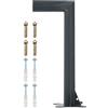 YWNYT Supporto da parete per Starlink V2, Starlink V3, Starlink Mini, Starlink Mini, Starlink Long Wall Mount, Starlink Mini RV Mount, V2 Starlink Mount
