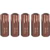 QUARKZMAN 5 Pezzi T55 Testa Torx Per Cacciavite A Sezione Esagonale Da 10mm Lunghezza 30mm Acciaio S2 Sicurezza Antimanomissione Testa A 6 Punte Per Cacciavite Esagonale