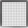 Repa Market Griglia di ventilazione rettangolare in acciaio zincato, 20,3 x 20,3 cm, griglia di ventilazione per ingresso e uscita, rete di protezione universale in metallo, griglia di protezione per
