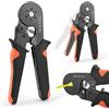 VFANDV Pinza Crimpatrice Capicorda, Pinze Crimpatrici per Connettori Elettrici Isolati, per Capicorda 0.25-10 mm² Terminale Isolato Terminali a Crimpare, Crimping Tool per Elettricista Riparare