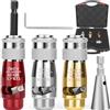 Sanchamy Strumento spelafili e torsione 2024 Aggiornato Spellafili Elettrico e Twister Kit Spellafili per Trapano Set di strumenti professionali per elettricisti - Include 3 spelafili e 1 tornado