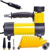 Ki Tools Mini Compressore Aria Portatile 12V per Gomme Auto Moto Gonfiatore per Biciclette e Gonfiabili Dunlop