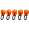 Ruiandsion 5 PCS 1156 BA15S 12V 21W Lampadina alogena - Colore giallo per fari antinebbia, luci di segnalazione e illuminazione interna per camper