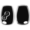 kwmobile Cover Chiave Auto Compatibile con Renault Dacia con 2 tasti - Custodia Chiavi Auto Copri Telecomando - Copertina Chiave - Copertura in Silicone TPU