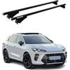 OMAC Menabo Barre Portatutto Base Compatibili con Cupra Terramar 2024-2026 Alluminio 75kg Nero 2tlg Geschlossene Rail per Portabici, Dachboxen, Portasci Bloccabile