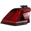 GICOXD Blocchi Fari Posteriori Per Tiguan 2017-2021 Luce Posteriore A LED Automatica Di Segnalazione Stop Gruppo Fanale 5NN945095A 5NN945096A(Outside Left)