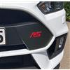 Jackplott Focus RS MK3 - Emblema in gel Inlay Front+posteriore, colore a scelta (rosso)