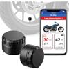 CISSIYOG TPMS Moto Sistema Monitoraggio Pressione Pneumatici Bluetooth in Tempo Reale