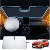 SKTU Parasole Parabrezza Anteriore per Renault Clio 5 2020-2024 2025, Parasole Pieghevole Protezione UV, Copertura Parabrezza come Accessorio Renault Clio 5