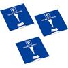 kinoco Set di 3 dischi blu di parcheggio orodatore europeo parcheggio - accessori auto