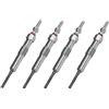 MKAREPART Set di 4 candelette per riscaldatore diesel, compatibili con Clio, Megane, Kangoo, Scenic, Laguna, Dukker, Duster, Logan, Qashqai, Juke Note, Micra 1.5 dCi A4151590001 1106500Q0E 8200682592