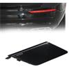 Jodriva Copertura for gancio di traino paraurti posteriore nero e blu, for VOLVO, XC60 2018-2023 31449210 39849034 Copertura for rimorchio paraurti posteriore Copertura per gancio di traino(Schwarz)