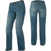A-Pro Jeans da donna con protezioni per uso in moto Rinforzi in kevlar Blu 34