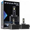Esselle Parts Coppia Lampade D5S LED 12000 Lumen 6000K specifiche per Audi A4 B9 + Avant - Conversione da Xenon a LED Plug & Play Canbus - Luce Bianco Ghiaccio Ultra Potente - 35W CSP Alta Luminosità