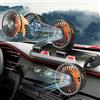 CHENBOOW Ventilatore Auto 12V,Ventilatore per Auto,Ventilatore Tre Testa per Auto,12V Ventilatore di Raffreddamento,Rotazione a 360°Ventola Veicolo,per Auto,Camion,SUV,Camper