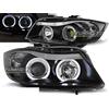Shop Import COPPIA FARI FARO B. SERIE 3 E90 / E91 2005 A 2008 ANGEL OCCHI NERO
