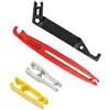 HIAHXC Set di 4 mini estrattori per fusibili, 4 misure, strumenti universali in plastica per auto, camion e moto, isolati, non conduttivi, kit di rimozione e sostituzione
