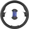 Generic Coprivolante fai da te cucito a mano, Per Porsche Cayenne Macan Panamera 911 996 997 959, Coprivolante in pelle traspirante