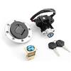 Topteng Blocco Interruttore accensione Moto Tappo Serbatoio Carburante Chiave di Blocco del Sedile adatto per suzuki DL650 DL1000 VStrom 2002-2012