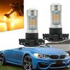 njssjd Lampadine per indicatori di direzione anteriori a LED PY24W PGU20-4 Lampadina di ricambio base compatibile con serie B/MW 3 E90 E91 Serie 5 F10 F11 X3 E83 G01 X4 G02 X5 E70 F15 X6 E71 E72 F16 Z4 E89