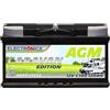 ELECTRONICX Batteria AGM a Scarica Lenta 12V 120Ah C100 Edizione Caravan - Sigillata, Senza Manutenzione, alle Vibrazioni - Batteria AGM per Camper, Barca, Pannelli Solari, Sistemi Off-Grid