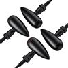 Justech 4pz 12V Indicatori di Direzione Minifrecce 12 LED Luce Ambra per Moto Scooter 4x12LED Mini Frecce Impermeabile Lampadina Segnale Universale per Motocicletta Motorino - Nero