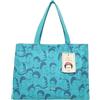 Fritzi aus Preussen Fritzi x Frida Kahlo Easy 01 Canvas Limited borsa shopper donna canvas borsa a spalla capiente con cerniera quotidiano 34 x 46,5 x 23 cm - Beige, Blu, Azzurro, Rosso, Viola, Tortora, Verde, Corallo