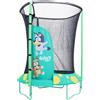 TP Toys Trampolino rotondo con apertura a igloo JUNIOR blu D140 cm