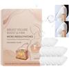 Generic Cerotto per potenziamento del seno, microneedle per rassodamento , potenziamento con assorbimento profondo, sollevamento del busto botanico per la cura quotidiana di sé, 2,5 x 2,5 cm