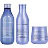 L'Oréal Professionnel Paris L'Oreal Professionnel Serie Expert Blondifier Shampoo Cool 300 ml, balsamo 200 ml e maschera 250 ml