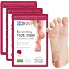 CGBOOM Maschera peel 3 Paia, calzini esfolianti rimuovi pelle morta, idratante piedi peeling maschera per pelle secca, talloni screpolati, calzini spa piedi per donne e uomini (ROSA)
