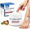 Geruicee 150g Crema Piedi Urea 40% Idratante e Riparatrice per Piedi Secchi Screpolati,Mani e Talloni,Ammorbidisce Calli,Multiuso per Gomiti e Ginocchia,Secchi Screpolati per Mani,Talloni,Unghie e Ginocchia