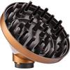 Goxiry Diffusore diffusore per Dyson Airwrap HS01 HS03 HS05, diffusore per capelli ricci, diffusore portatile, diffusore per capelli, conversione per Airwrap Curling Styler in un asciugacapelli, oro