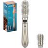Cecotec Spazzola Aria con 2 Testine CeramicCare 2in1 Gyro. 1000W, Doppia Testina Ceramica, Funzione Rotativa e Ionica, Display Temperatura e Cavo 360º