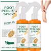 YUNFAX Foot Peeling Spray Orange Oil 100 ml, Callo Remover,Dead Skin Remover,Dry Cracked Heels,Moisturizing Foots Softener,Tired Smelly Feet Relief,Foot Exfoliating Spray,Healthy Feet,Fast Acting (2PCS)