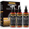 YaaHei Siero per la Crescita dei Capelli Uomo e Donna, Siero Anticaduta per Capelli più Forti e dall'Aspetto più Folto, con Biotina e Rosmarino, Trattamento per la Cura dei Capelli, 60 ml × 3
