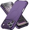 ORETECH Magnetica Cover per iPhone 17 Pro Max 6,9", [Compatibile con MagSafe] [Protezione Fotocamera Integrata] Custodia Ultra Sottile Silicone Anti-Graffio Antiurto-Viola Scuro