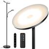 OUTON Lampada da Terra LED, 42W/3600LM 126 LED Lampada da Pavimento Moderna con lampada da lettura, con Telecomando, 4 Temperature di Colore &Interruttore Touch, per Soggiorno, Camera, Studio
