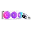 NZXT Kraken Plus 360 RGB - Raffreddamento a liquido CPU AIO 360 mm - Ventola Single-Frame F360 RGB Core - Display LCD quadrato da 1,54 personalizzabile - AMD®- Intel® LGA 1851/1700/1200/115X - Bianco