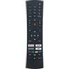 VINABTY Telecomando di Ricambio Adatto Per Smart-Tech SMT75E1MUV2M1B1 65UL10V1 SM43F30UV2M1B1 SMT2419DHV1T1B1 SMT32N30HV1U1B1 ATV65UHDS-1020 SMT55F30UV2M1B1 SMT43F30UV2M1B1 SMT43P28FV1U1B1